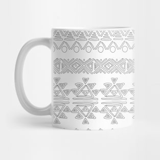 Set of geometric seamless patterns Mug